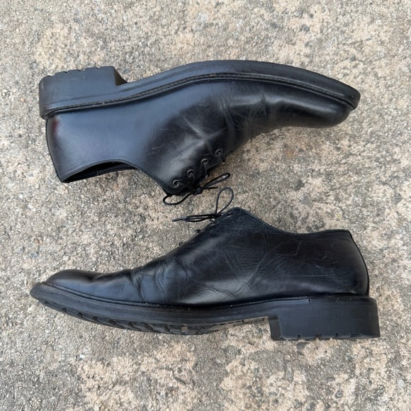 Rare Johnston & Murphy Black Leather Lace Dress Shoes Men’s Size 9 main image 9
